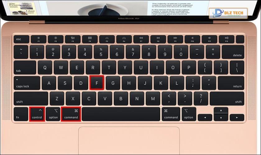 Cách chia đôi màn hình laptop bằng phím tắt Macbook