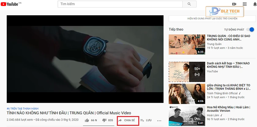 Cách chia sẻ video Youtube lên Facebook qua đường dẫn trên máy tính