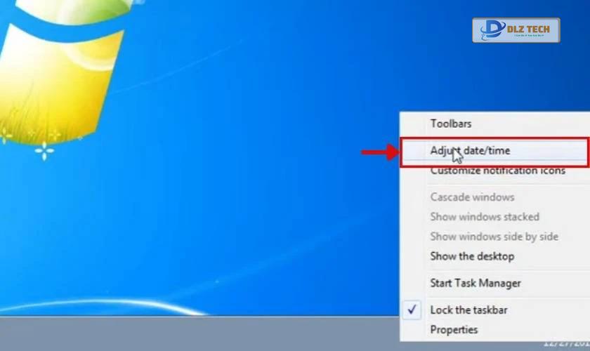 Cách chỉnh giờ tự động trên win 7