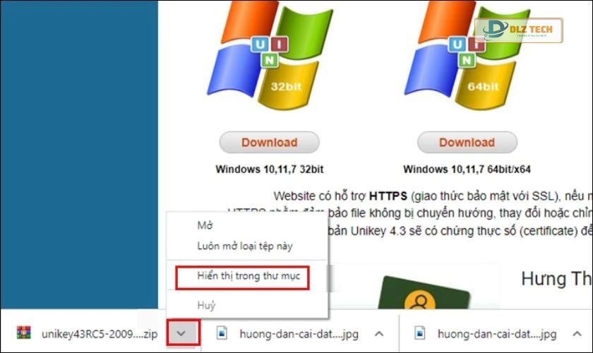 Cách chỉnh tiếng việt trên laptop bằng bộ gõ Unikey