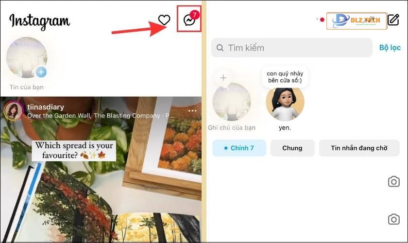 Hướng dẫn bật ghi chú trên Instagram