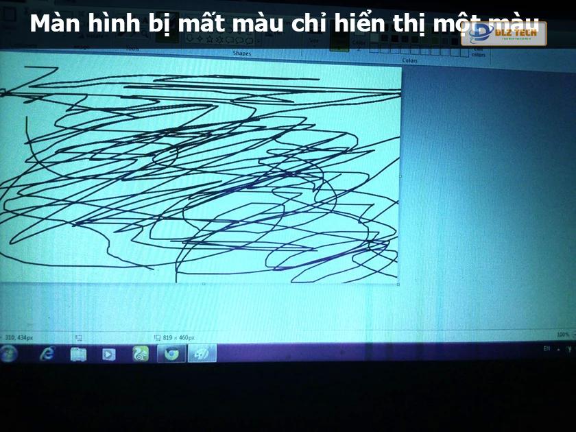 Thế nào là màn hình laptop mất màu, sai màu