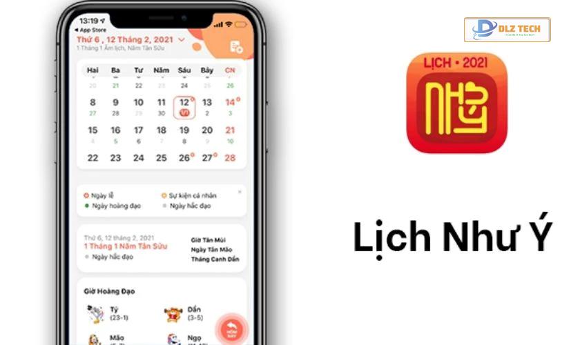 Ứng dụng Lịch Như Ý