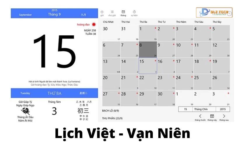 Lịch Việt - Vạn Niên
