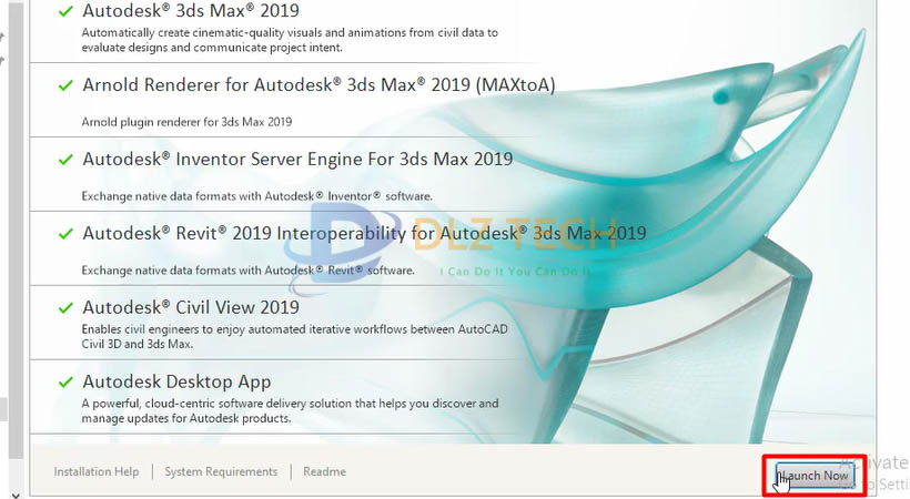Cài 3DS Max 2019