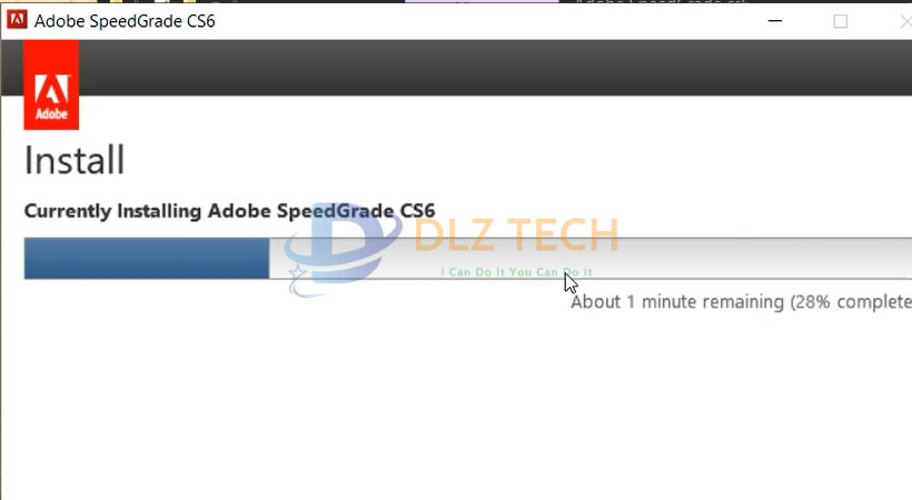 Cài Adobe SpeedGrade CS6